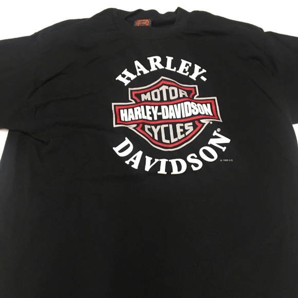 Harley-Davidson Other - Vintage Harley Davidson Maine Bar Harbor 90s Tee M